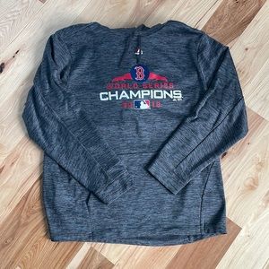 XL Mens Boston Red Sox 2018 World Series Hooded Sweatshirt